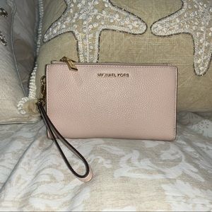 Michael Kors Adele double zip phone wristlet